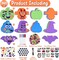 340PCS Halloween Crafts for Kids Foam Stickers Pumpkins Ghost